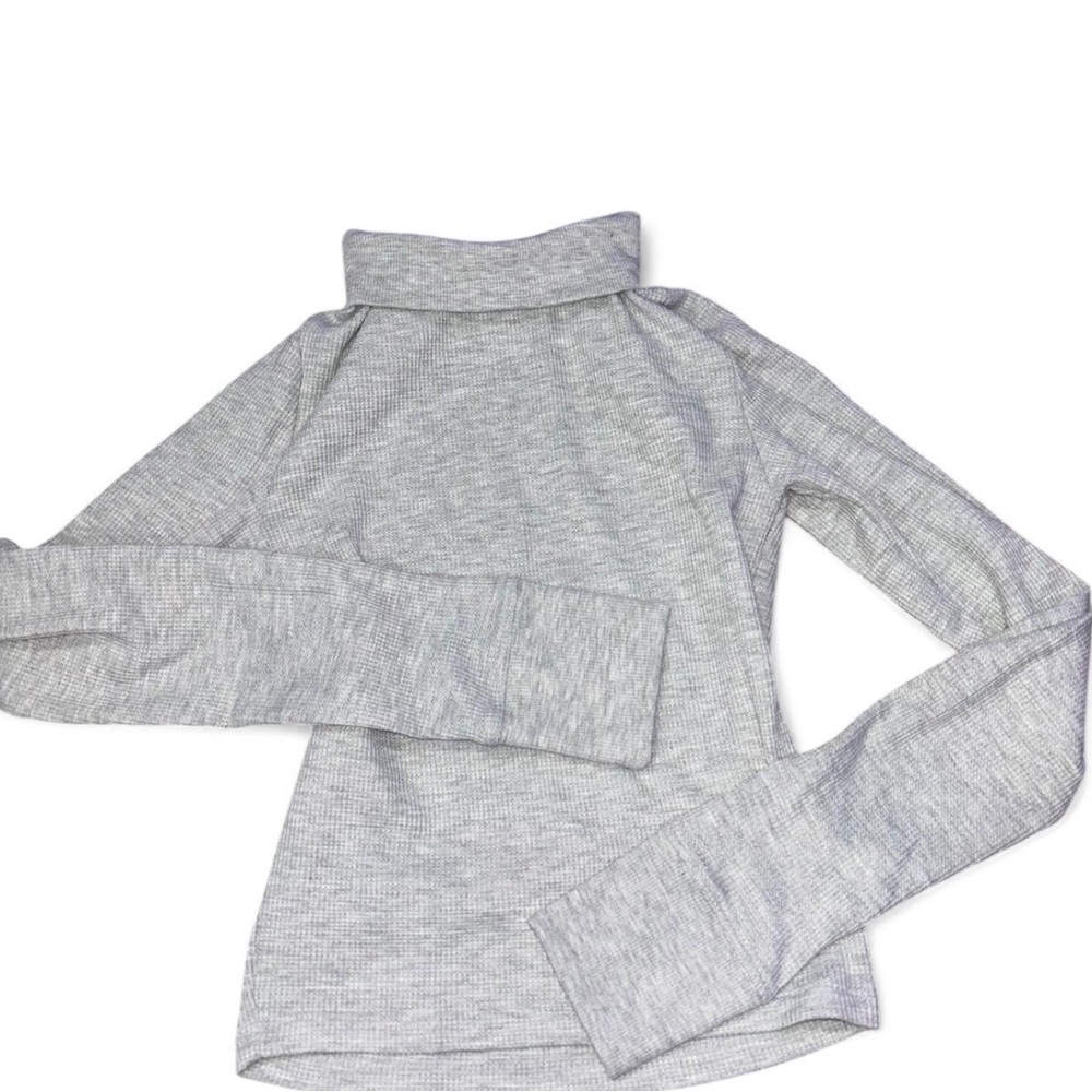 Gray Turtleneck Sweater